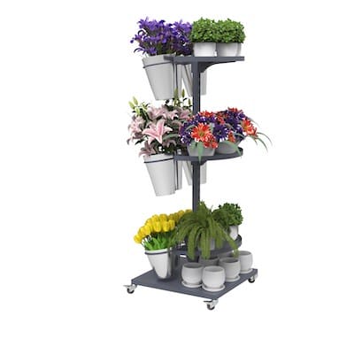TWO SIDED FLOWER STAND