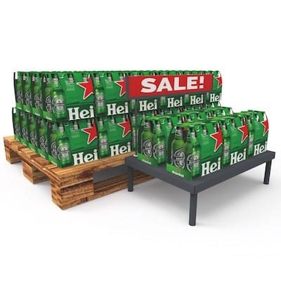 PROMOTIONAL TABLE 1/4 PALLET