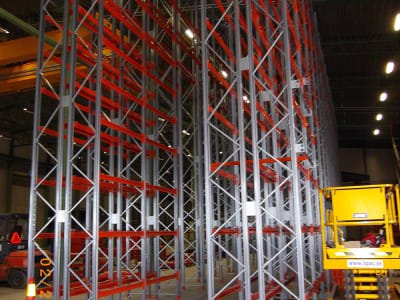DRIVE-IN Installation of warehouse shelving systems - Sweden