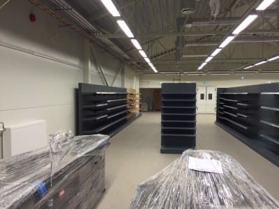 Shop shelves and equipment - delivery and assembly - VVN.LV 2
