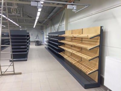 Shop shelves and equipment - delivery and assembly - VVN.LV 5