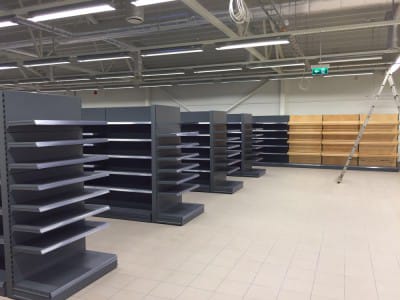 Shop shelves and equipment - delivery and assembly - VVN.LV 6