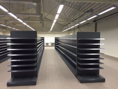 Shop shelves and equipment - delivery and assembly - VVN.LV 8